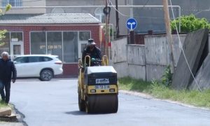 Sumqayıtda asfaltlanma işləri davam edir – VİDEO