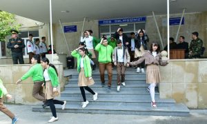 FHN-in Sumqayıt Regional Mərkəzi nümunəvi mülki müdafiə məşqi keçirdi