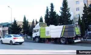 Sumqayıtın küçə və məhəllələrində genişmiqyaslı təmizlik və dezinfeksiya işləri həyata keçirilir