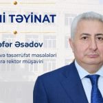 Sumqayıt Dövlət Universitetində yeni kadr təyinatı