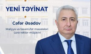 Sumqayıt Dövlət Universitetində yeni kadr təyinatı
