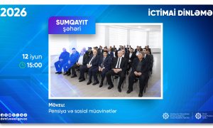 DSMF Sumqayıtda ictimai dinləmə keçiriləcək