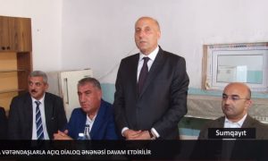 Sumqayıtda vətəndaşlarla açıq dialoq ənənəsi davam etdirilir – VİDEOLAR